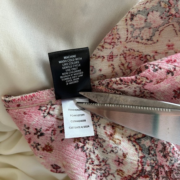 Torrid 00 Pink Paisley Print V Neck Babydoll Dress Plus Size Casual Boho - Picture 7 of 13